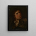 Selbstporträt - Nicolas Guibal — gerahmtes Bild an der Wand