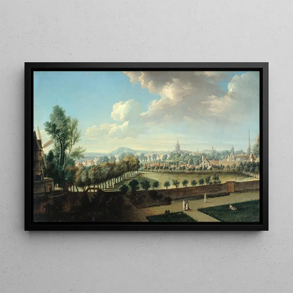 L'Enclos des Chartreux, rue d'Enfer - Nicolas Jean-Baptiste Raguenet — gerahmtes Bild an der Wand