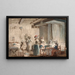 Die Toilette der Damenhonneur - Nicolas Lafrensen — gerahmtes Bild an der Wand