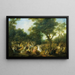 Fest in einem Wald - Nicolas Lancret — gerahmtes Bild an der Wand