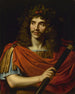 Molière 1622-1673 in der Rolle des Cäsar von La Mort de Pompée - Nicolas Mignard — Ansicht des Kunstwerks