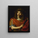 Molière 1622-1673 in der Rolle des Cäsar von La Mort de Pompée - Nicolas Mignard — gerahmtes Bild an der Wand