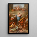 Das Magnificat - Nicolas Pérsevál — gerahmtes Bild an der Wand