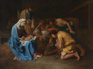 Anbetung der Hirten - Nicolas Poussin — Ansicht des Kunstwerks