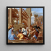 L'Adoration des Mages - Nicolas Poussin — gerahmtes Bild an der Wand