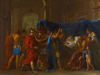Die Tod von Germanicus - Nicolas Poussin — Ansicht des Kunstwerks