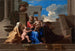 Die Heilige Familie auf den Stufen - Nicolas Poussin — Ansicht des Kunstwerks