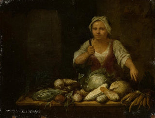 Nicolas Walraven van Haeften - Cook Cleaning Vegetables.webp