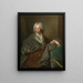 Portrait des Barons de Besenval - Nicolas de Largillière — gerahmtes Bild an der Wand