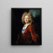 Portrait eines Mannes - Nicolas de Largillière — gerahmtes Bild an der Wand