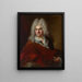 Portrait eines Gentlemans - Nicolas de Largillière — gerahmtes Bild an der Wand