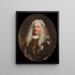 Portrait des Generals Bardo Bardi Magalotti - Nicolas de Largillière — gerahmtes Bild an der Wand