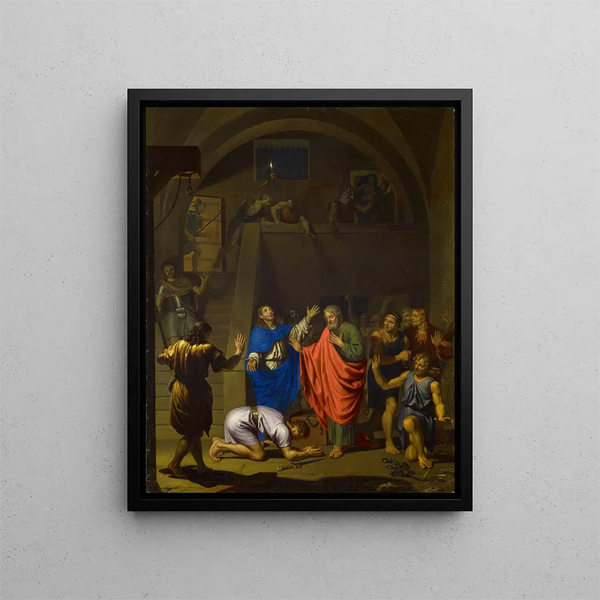 Nicolas de Plattemontagne - Paul and Silas leaving the prison in Philippi.webp