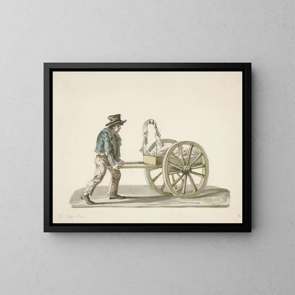 L'homme aux haillons - Nicolino Calyo — gerahmtes Bild an der Wand