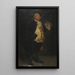 Raucher - Nicolás Alperiz — gerahmtes Bild an der Wand