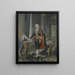 Der König Gustav III von Schweden - Niklas Lafrensen — gerahmtes Bild an der Wand