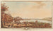 Ansicht von Leissiguen am oberen Thunersee und seiner schönen Umgebung auf der Sonnenuntergangsseite - Niklaus Sprüngli — Ansicht des Kunstwerks