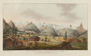 Niklaus Sprngli - Vu des Valles et Montagnes de Gessenay de Lauwenen et de GSteig dou on voit le fameux Glacier de Guelte dans le Canton de Berne.webp