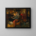 Kinder am Klavier - Nikolai Bogdanov-Belsky — gerahmtes Bild an der Wand