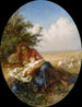Mutter und Kind im Weizenfeld - Nikolai Efimovich Rachkov — Ansicht des Kunstwerks