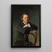 Portrait de Nikolaï, le fils de l'artiste - Nikolai Nikolaevich Ge — gerahmtes Bild an der Wand
