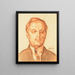 Portrait de Mait Metsanurga - Nikolai Triik — gerahmtes Bild an der Wand