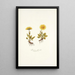 Arnica glacialis - Nikolaus Joseph Freiherr von Jacquin — gerahmtes Bild an der Wand