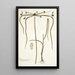 Cyperus viscosus - Nikolaus Joseph Freiherr von Jacquin — gerahmtes Bild an der Wand
