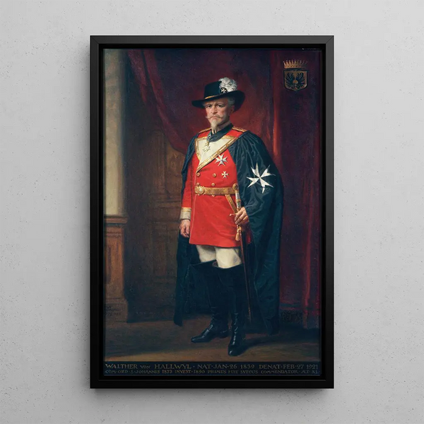 Portrait - Nils Asplund — gerahmtes Bild an der Wand