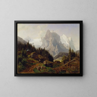 Nils Bjrnsen Mller - Tourists in the Mountains.webp