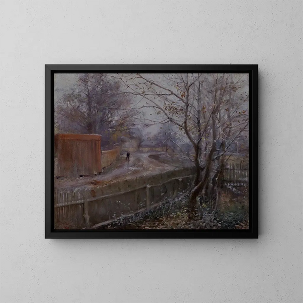 Herbst in Varberg - Nils Kreuger — gerahmtes Bild an der Wand