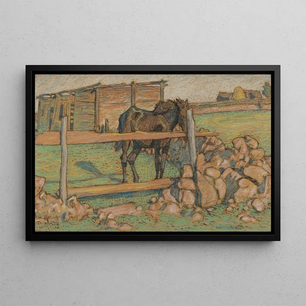 Confiné - Nils Kreuger — gerahmtes Bild an der Wand