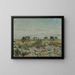 Pferde beim Grasen - Nils Kreuger — gerahmtes Bild an der Wand