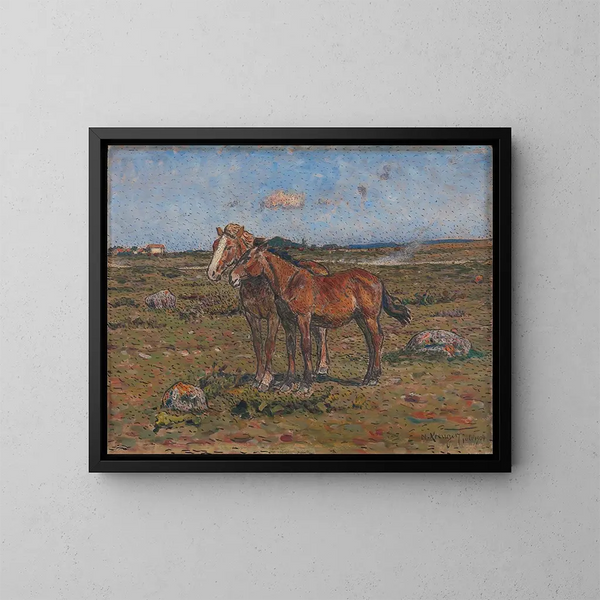 Im Wind - Nils Kreuger — gerahmtes Bild an der Wand