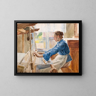 Élisabeth Pettersson Weaver - Nils Larsson — gerahmtes Bild an der Wand