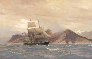 Nils Severin Lynge Hansteen - A ship at sea.webp