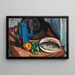 Naturmorte mit Fisch - Nina Aleksandrowicz — gerahmtes Bild an der Wand