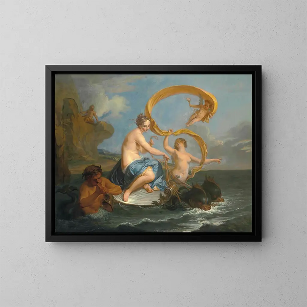 Der Triumph von Galatea - Noël Nicolas Coypel — gerahmtes Bild an der Wand