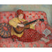 Reproduktion des Gemäldes Nono-Gemälde mit Gitarre - Henri Lebasque