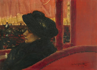 Norbert Goeneutte - At the theatre.webp