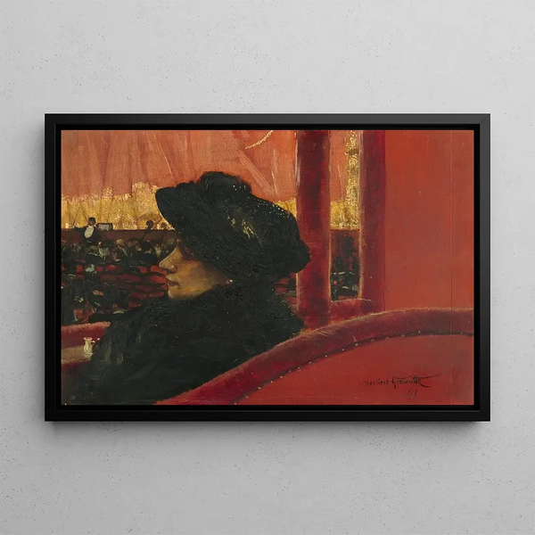 Norbert Goeneutte - At the theatre.webp