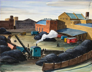 Norman MacLeish - Coal Yard.webp
