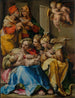 Heilige Familie mit Heilige Anna-Katharina von Alexandrien und Heilige Maria Magdalena - Nosadella Giovanni Francesco Bezzi — Ansicht des Kunstwerks