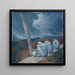Notturno - Karl Mader — gerahmtes Bild an der Wand