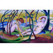 Reproduktion des Gemäldes Nackte unter den Bäumen - Franz Marc