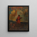 Arabischer Musiker - Odilon Redon — gerahmtes Bild an der Wand