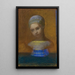Kinderkopf - Odilon Redon — gerahmtes Bild an der Wand
