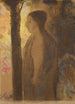 Figur vor einem Baum - Odilon Redon — Ansicht des Kunstwerks