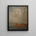 Die Bark - Odilon Redon — gerahmtes Bild an der Wand
