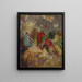 Der Christus und seine Jünger - Odilon Redon — gerahmtes Bild an der Wand